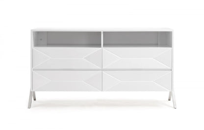 Bedroom Set: Modern White Bedroom Set