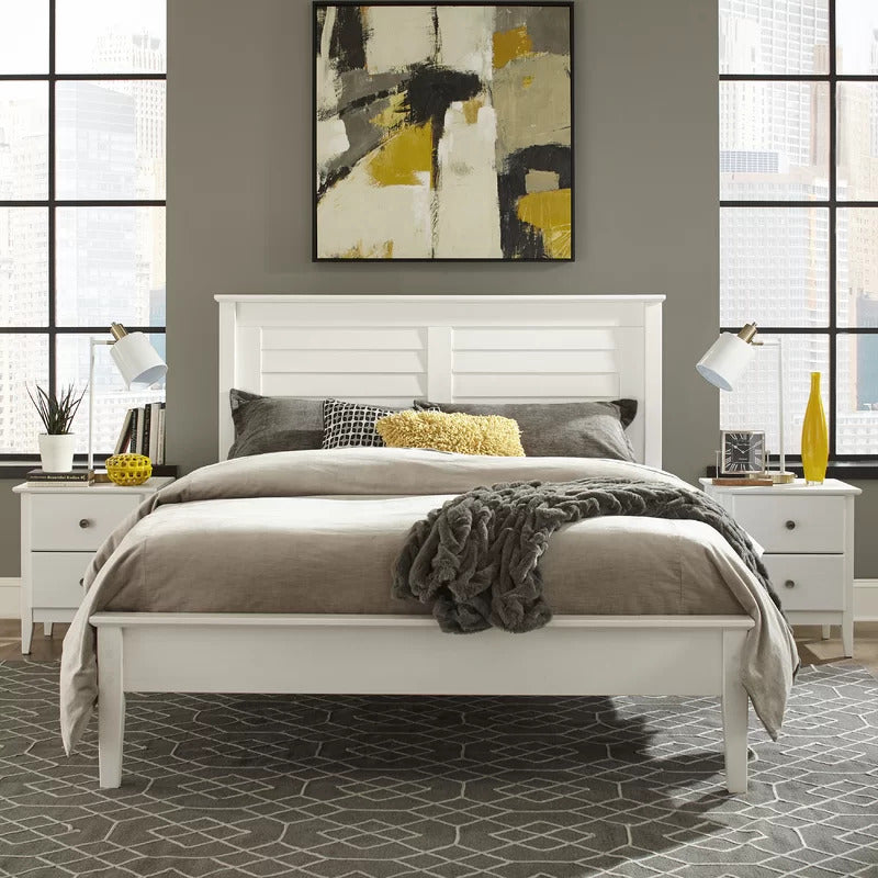 Bedroom Set: Solid Wood Platform Bedroom Set