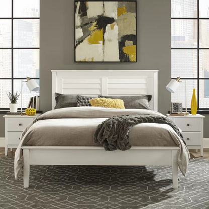 Bedroom Set: Solid Wood Platform Bedroom Set