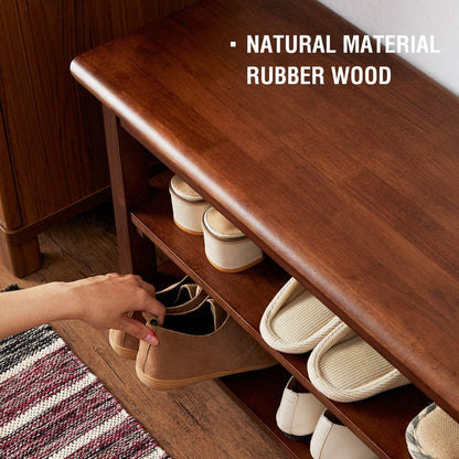 Benches: 3 Tier Wooden Storage Bench