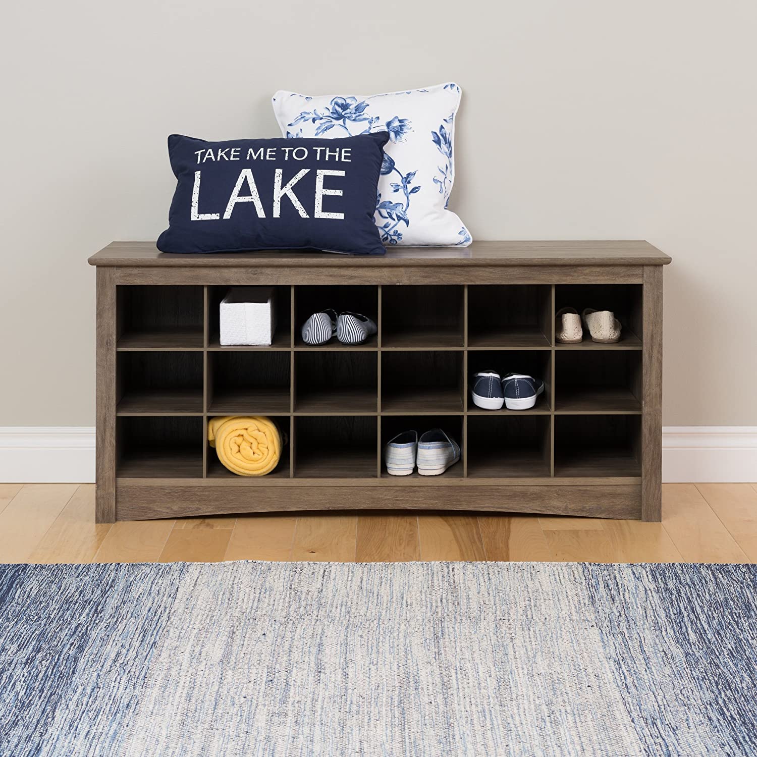 Benches: Entryway Shoe Cubicle Bench