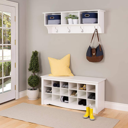 Benches: Entryway Shoe Cubicle Bench