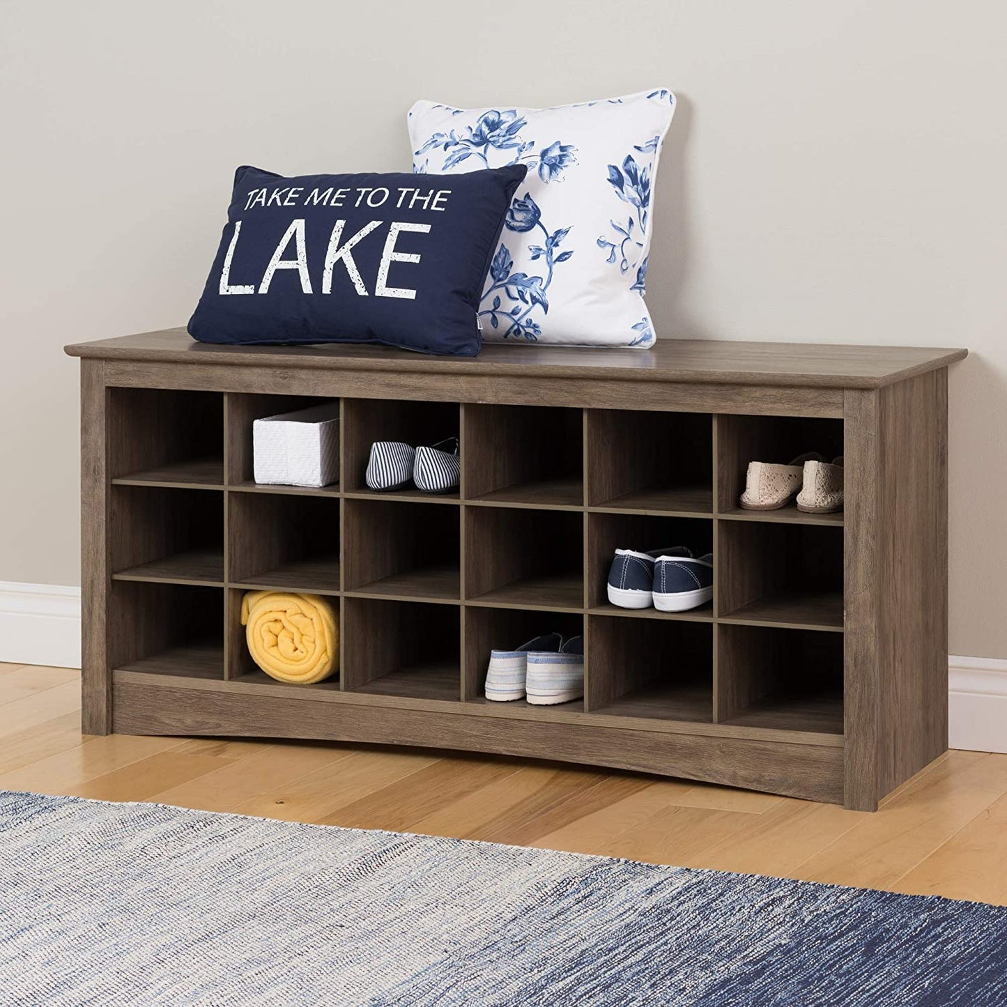 Benches: Entryway Shoe Cubicle Bench
