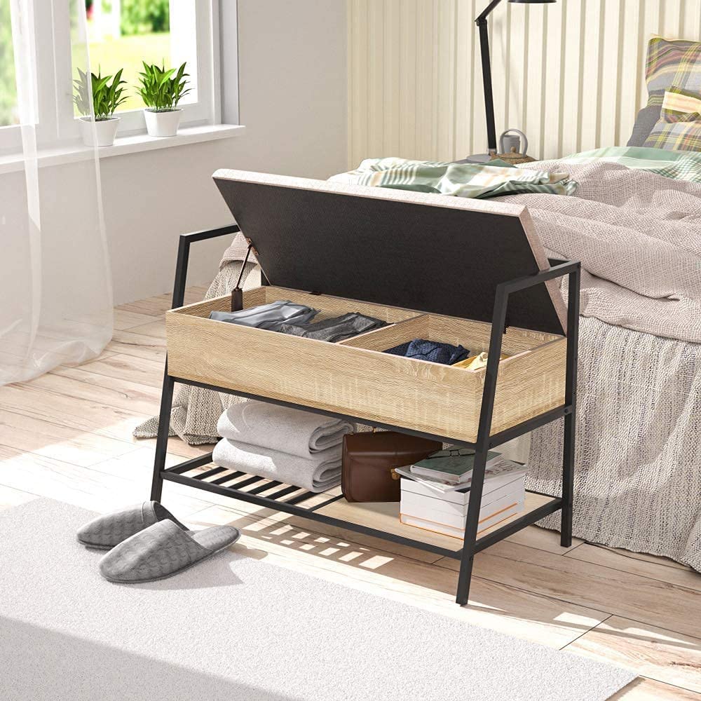 Benches: Flip Top Storage Bench, End of Bed Bench