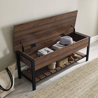 Benches: Lift Top Entry Bench with Bottom Rack