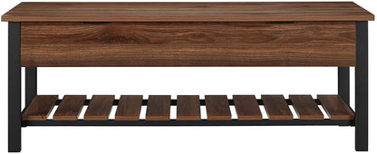 Benches: Lift Top Entry Bench with Bottom Rack