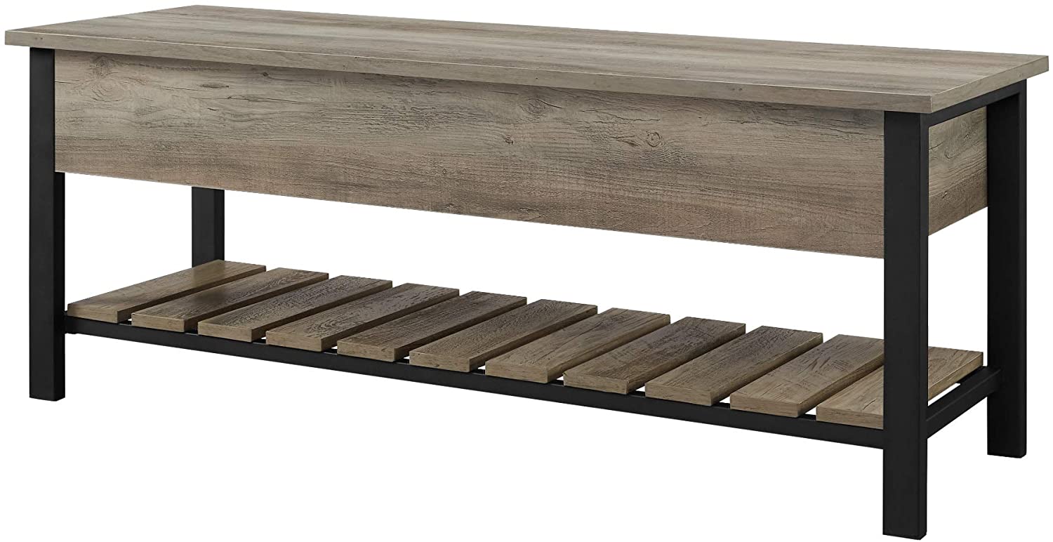 Benches: Lift Top Entry Bench with Bottom Rack