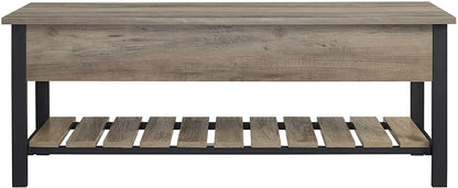 Benches: Lift Top Entry Bench with Bottom Rack