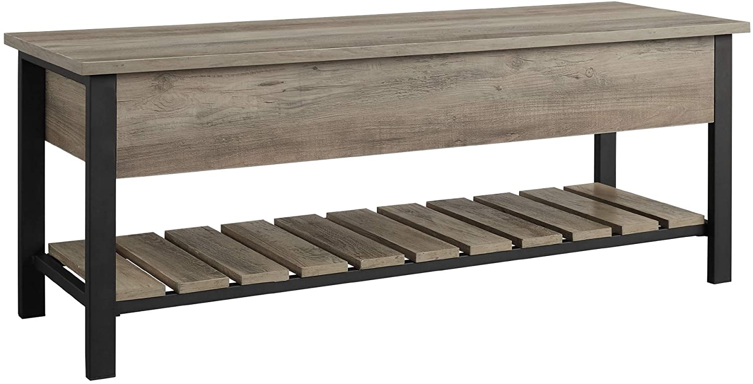 Benches: Lift Top Entry Bench with Bottom Rack