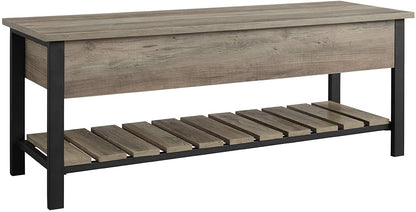 Benches: Lift Top Entry Bench with Bottom Rack