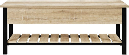 Benches: Lift Top Entry Bench with Bottom Rack