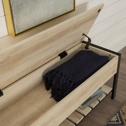 Benches: Lift Top Entry Bench with Bottom Rack