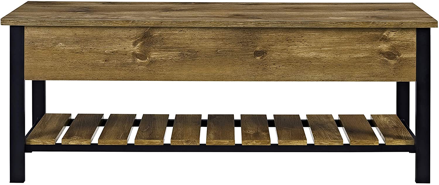 Benches: Lift Top Entry Bench with Bottom Rack