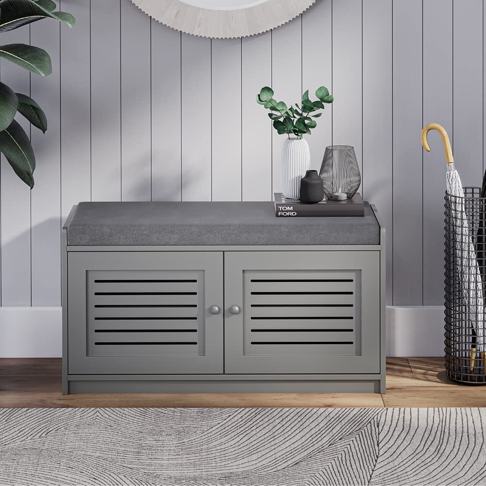 Benches Soft-Close Hinges - for Comfort & Style, Perfect for Entryway First Impression
