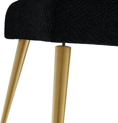 Benches : Upholstered Metal Legs Living Room Bench