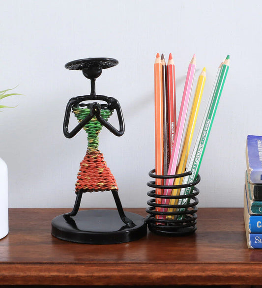 Pen Stand - Black Iron Pen Holder