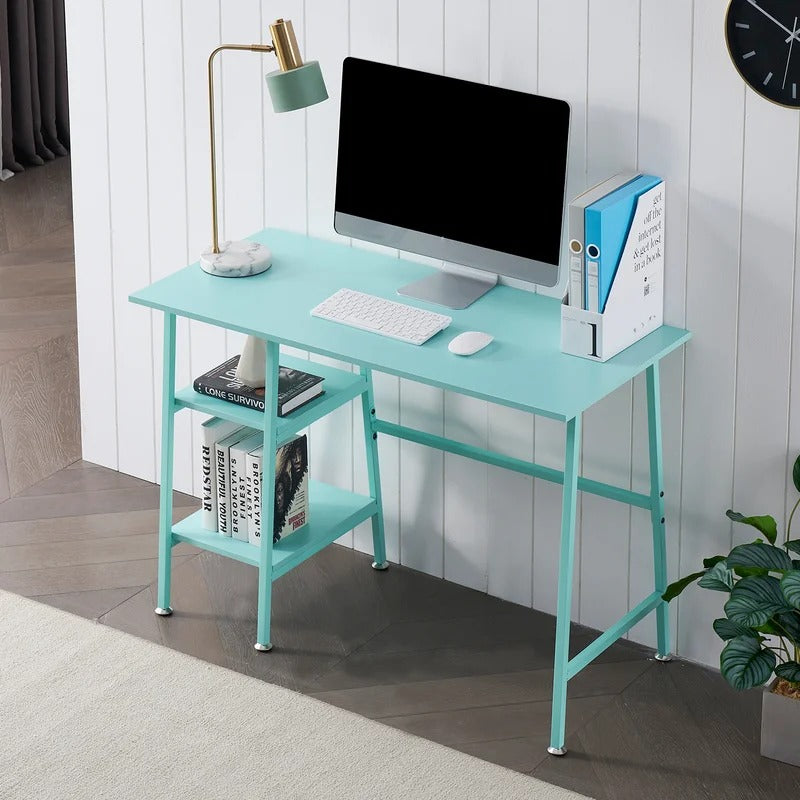 Computer Table: Blue 43'' Computer Desk