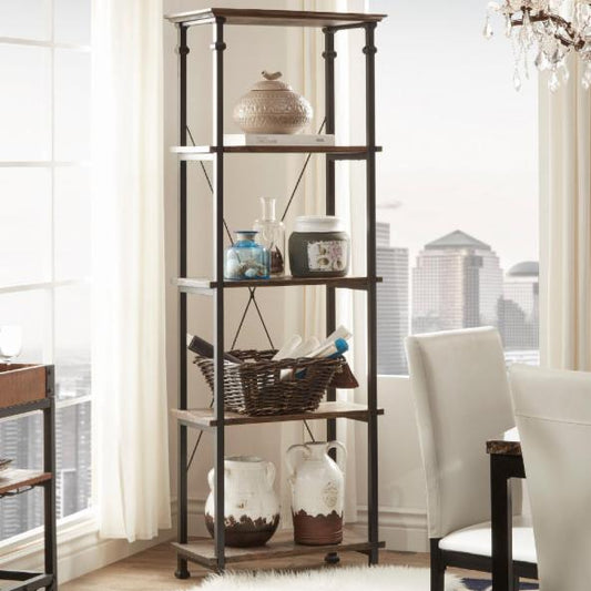 BookCase: Efant Decorative 5 Shelf Bookcase