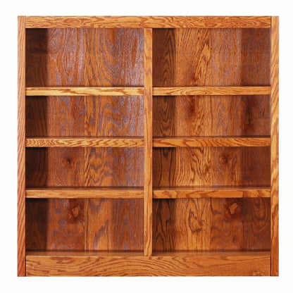 BookCase: Morgan Double Wide Wood Veneer Bookcase