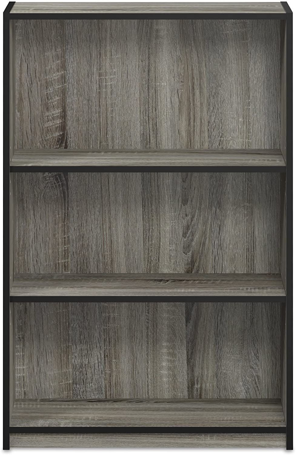 Bookshelf: 3-Tier Adjustable Shelf