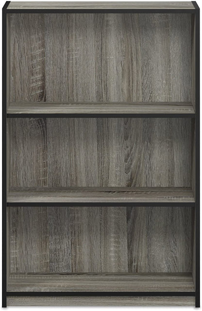 Bookshelf: 3-Tier Adjustable Shelf
