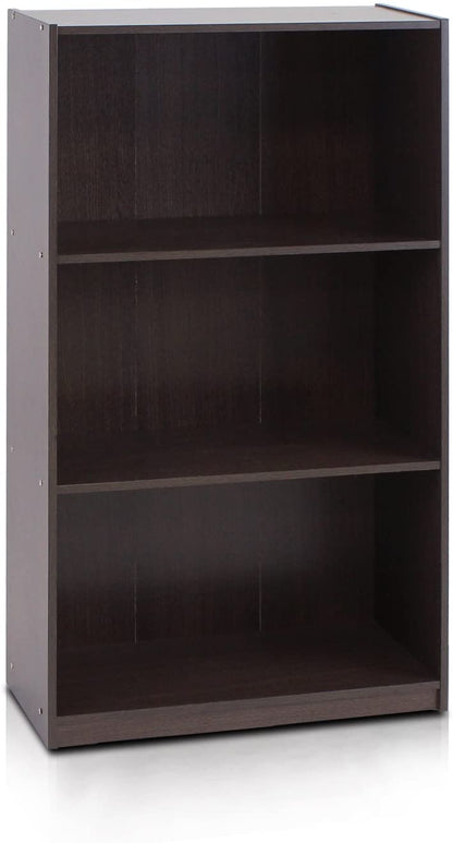 Bookshelf: 3-Tier Bookcase Storage Shelves