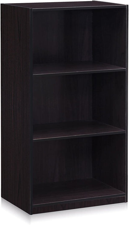 Bookshelf: 3-Tier Bookcase Storage Shelves