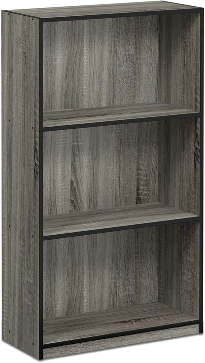 Bookshelf: 3-Tier Bookcase Storage Shelves