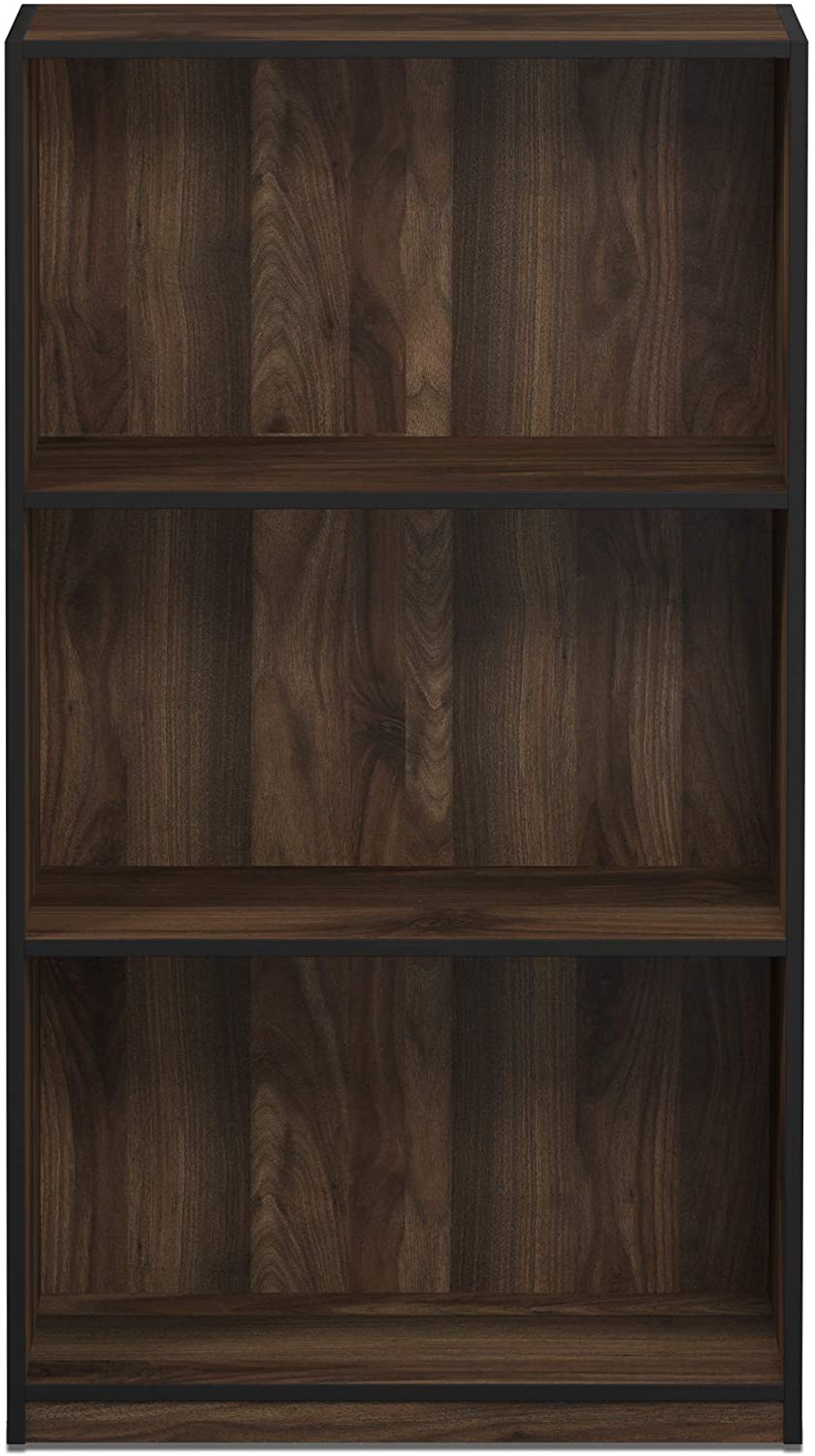 Bookshelf: 3-Tier Bookcase Storage Shelves