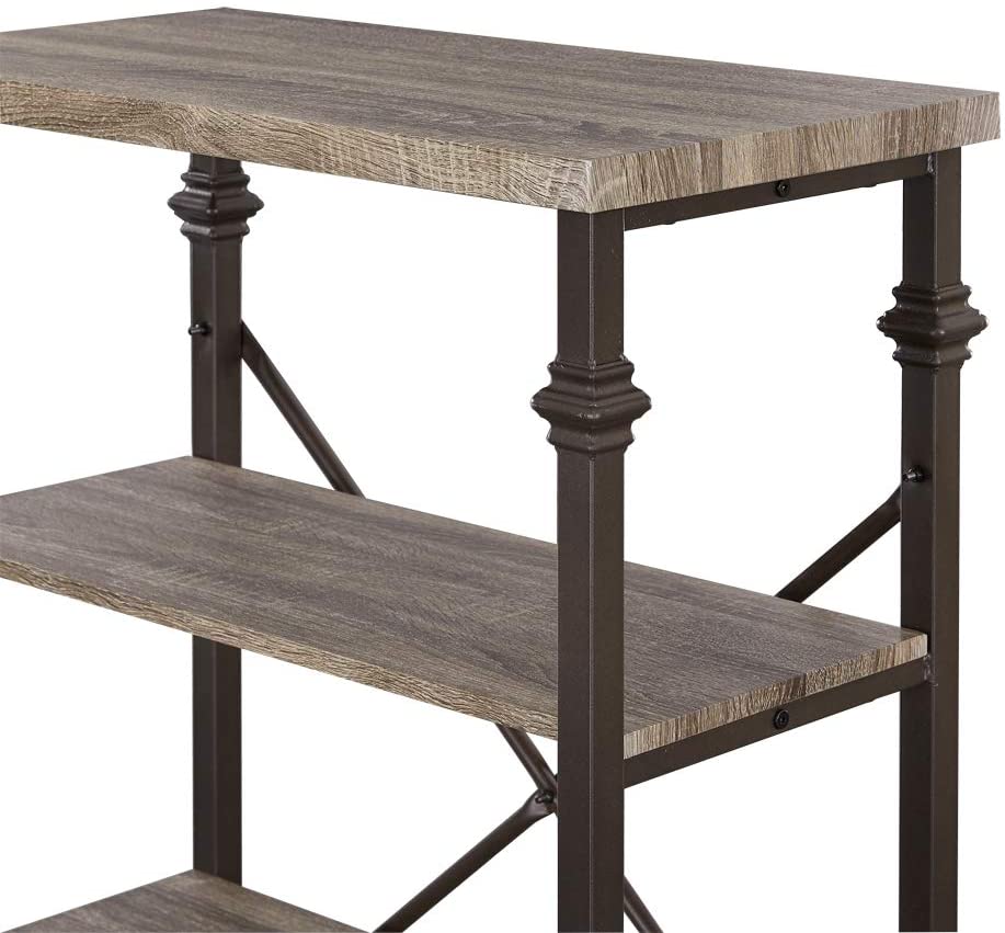 Bookshelf: 3-Tier Standing Storage Shelves
