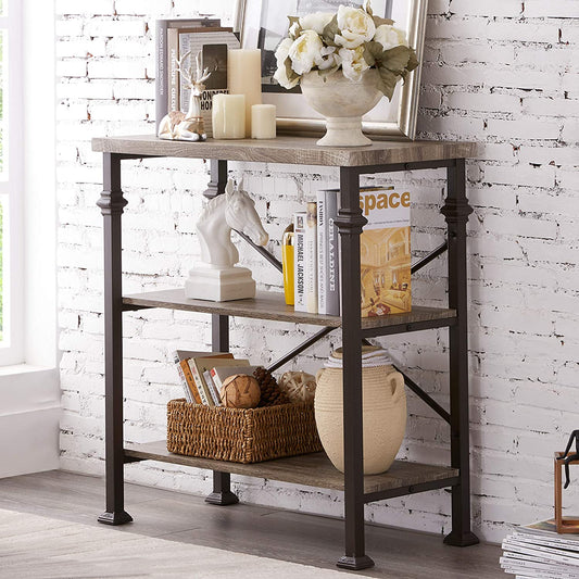 Bookshelf: 3-Tier Standing Storage Shelves