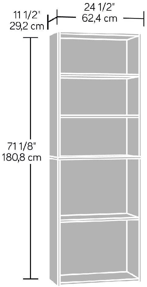 Bookshelf: 5-Shelf Bookcase