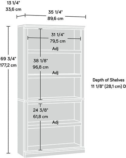 Bookshelf: Classic 5-Shelf Bookcase
