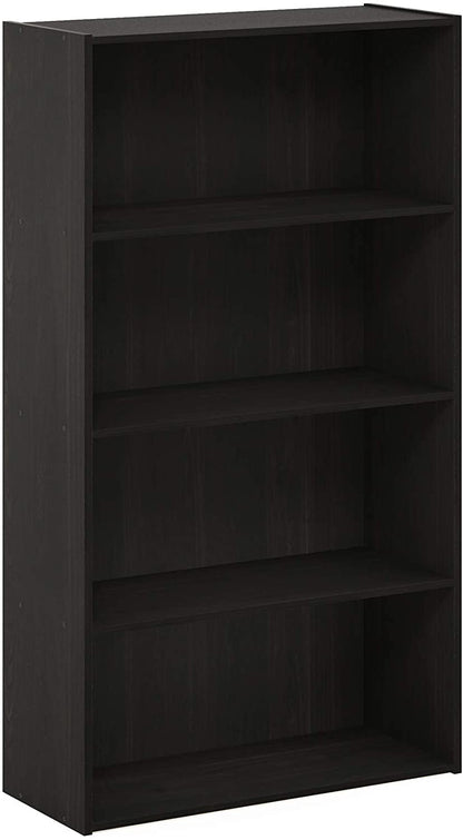 Bookshelf: Espresso 4 Tier Open Shelf