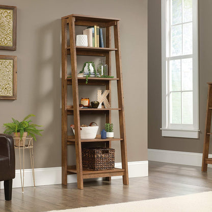 Bookshelf: Ladder Shaped 5-Shelf Bookcase