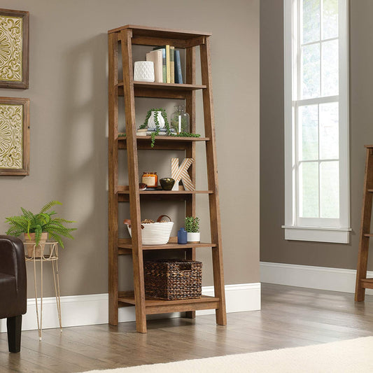 Bookshelf: Ladder Shaped 5-Shelf Bookcase