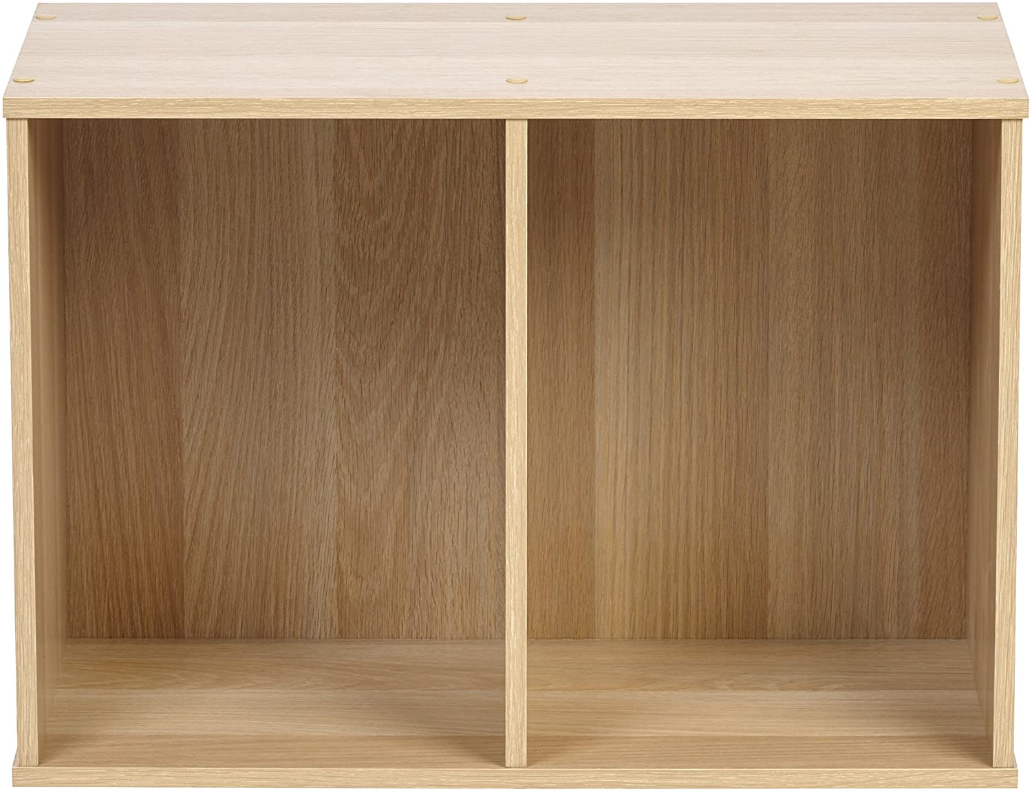 Bookshelf: Modern 2 Tier Shelf Small Bookcase