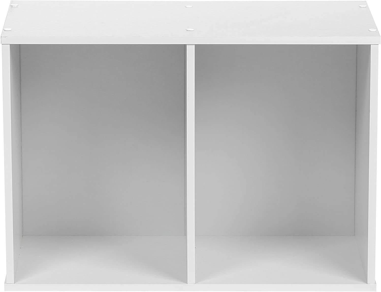 Bookshelf: Modern 2 Tier Shelf Small Bookcase