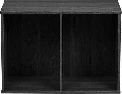 Bookshelf: Modern 2 Tier Shelf Small Bookcase
