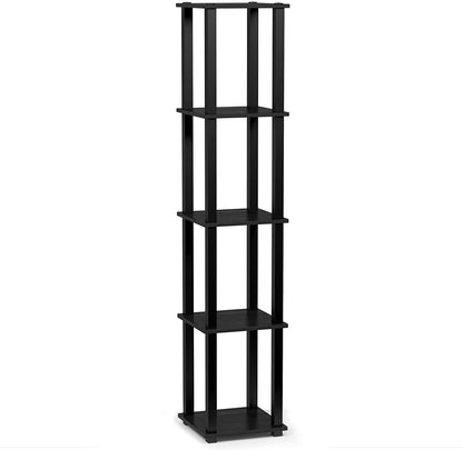 Bookshelf: Turn-N-Tube 5-Tier Corner Square Rack Display Shelf
