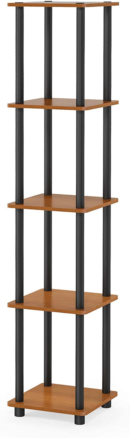 Bookshelf: Turn-N-Tube 5-Tier Corner Square Rack Display Shelf