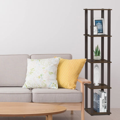Bookshelf: Turn-N-Tube 5-Tier Corner Square Rack Display Shelf