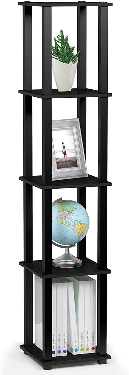 Bookshelf: Turn-N-Tube 5-Tier Corner Square Rack Display Shelf