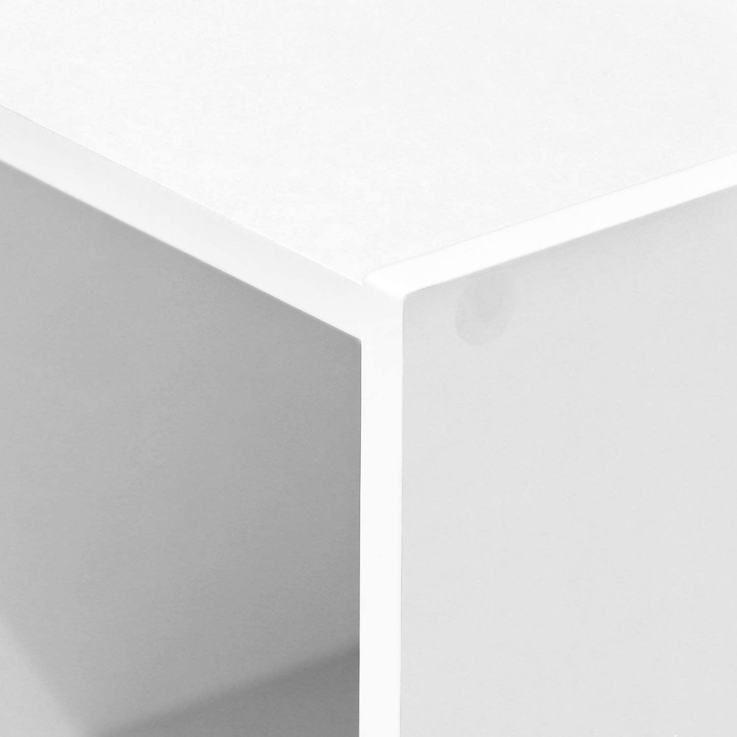 Bookshelf: White 3-Tier Open Shelf Bookcase