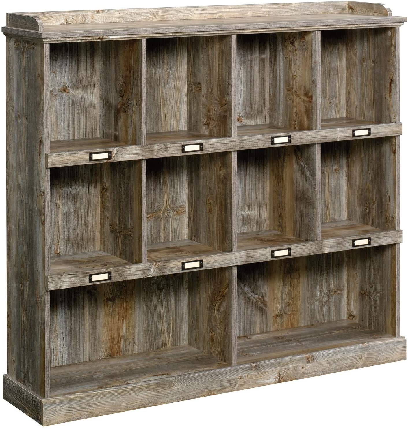 Bookshelf: Wooden Oak Finish Bookcase
