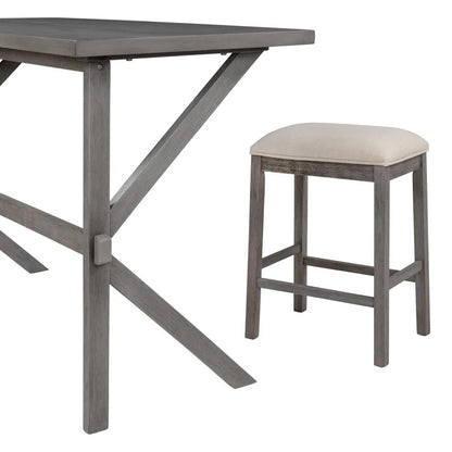 Breakfast Table: 2 Seater Counter Height Dining Set
