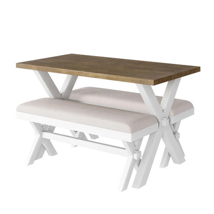 Breakfast Table: 4 Seater Wooden Dining Set