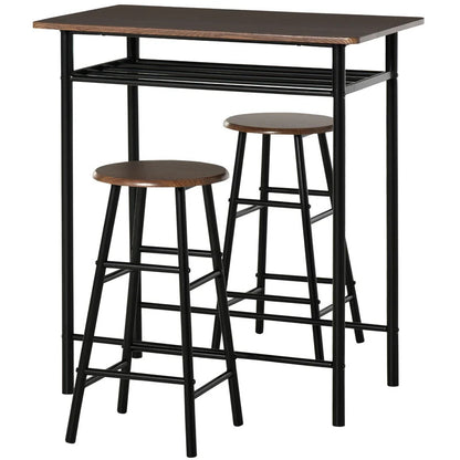 Breakfast Table: Counter Height 2 Seater Dining Set