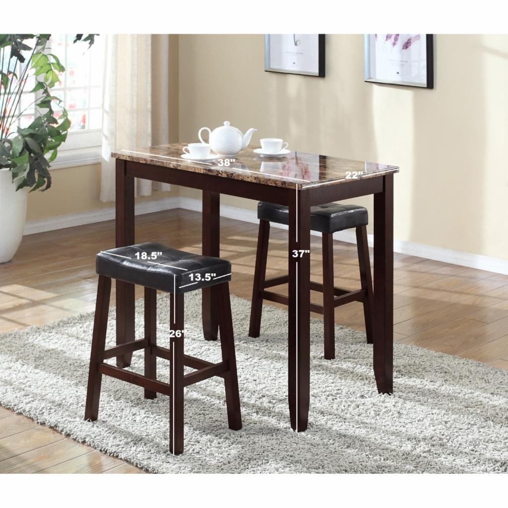 Breakfast Table: Counter Height Breakfast Table Set