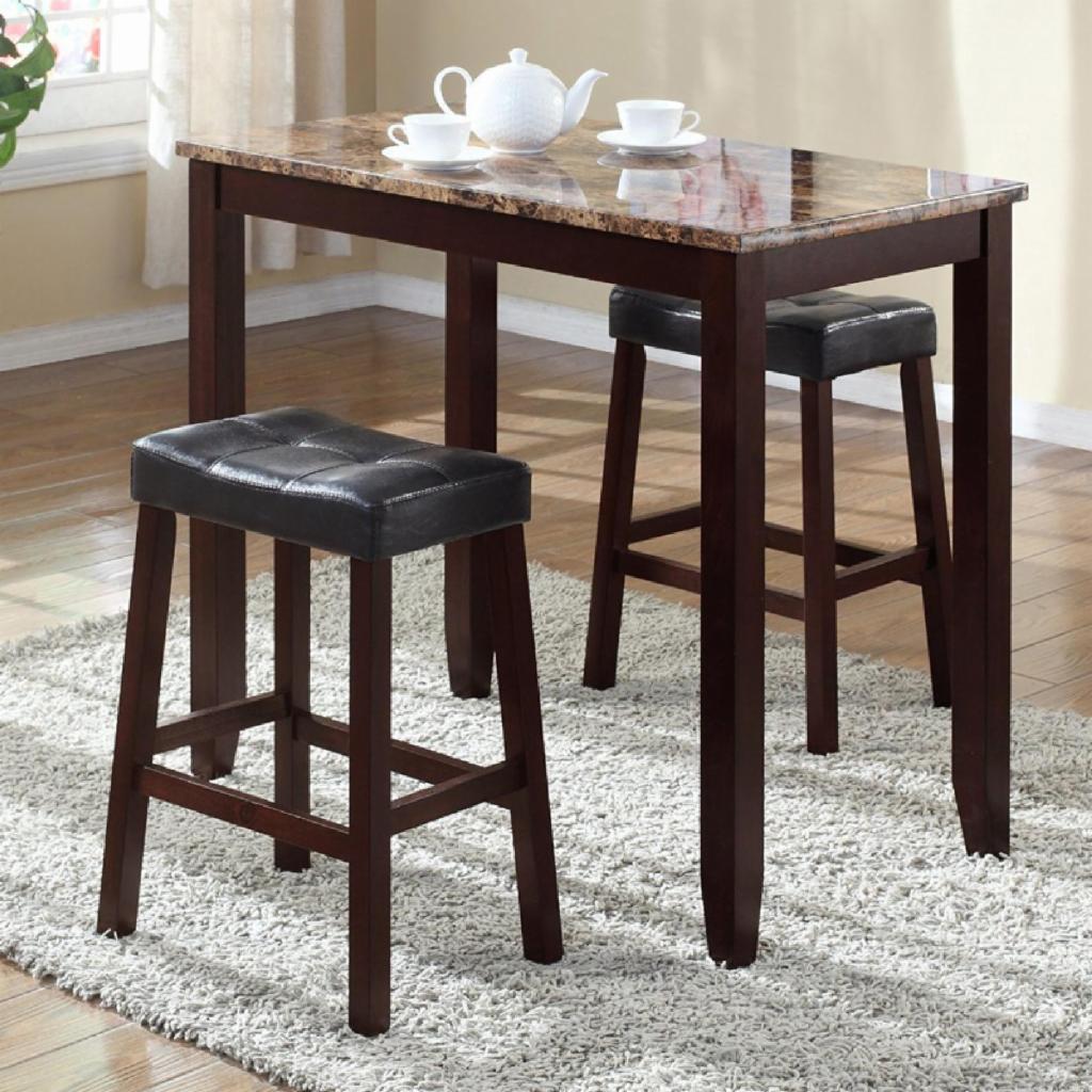 Breakfast Table: Counter Height Breakfast Table Set